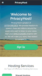 Mobile Screenshot of privacyhost.net